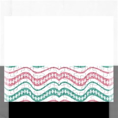 Waving Lines Vivid Pattern Rectangular Jigsaw Puzzl by dflcprintsclothing