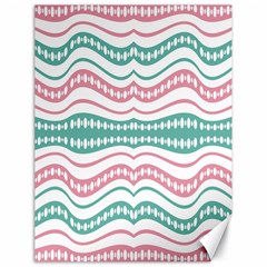 Waving Lines Vivid Pattern Canvas 18  X 24  by dflcprintsclothing