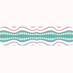 Waving Lines Vivid Pattern Large Bar Mats by dflcprintsclothing