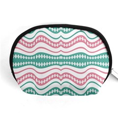 Waving Lines Vivid Pattern Accessory Pouch (medium)