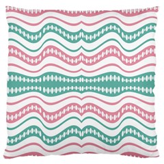 Waving Lines Vivid Pattern Standard Flano Cushion Case (two Sides) by dflcprintsclothing