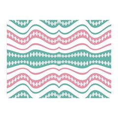 Waving Lines Vivid Pattern Double Sided Flano Blanket (mini)  by dflcprintsclothing