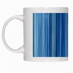 Ambient 1 In Blue White Mugs by bruzer