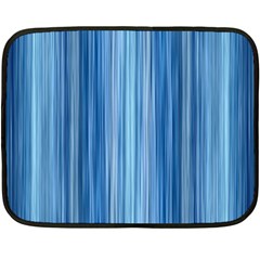 Ambient 1 In Blue Double Sided Fleece Blanket (mini)  by bruzer