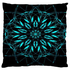 Digital Handdraw Floral Large Cushion Case (one Side) by Sparkle