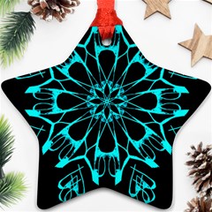 Digital Handdraw Floral Ornament (star) by Sparkle