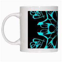 Digital Handdraw Floral White Mugs by Sparkle