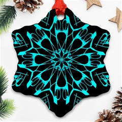 Digital Handdraw Floral Ornament (snowflake) by Sparkle