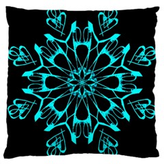 Digital Handdraw Floral Standard Flano Cushion Case (one Side) by Sparkle