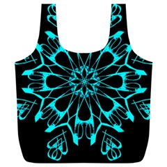 Digital Handdraw Floral Full Print Recycle Bag (xxl) by Sparkle