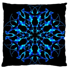 Digital Handdraw Floral Large Cushion Case (two Sides) by Sparkle