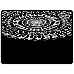 Digital Handdraw Floral Fleece Blanket (large) 