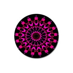 Digital Handdraw Floral Magnet 3  (round)