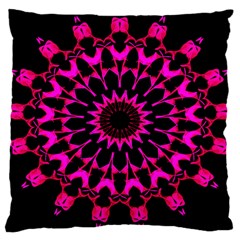 Digital Handdraw Floral Large Cushion Case (one Side) by Sparkle