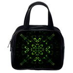 Digital Handdraw Floral Classic Handbag (Two Sides) Back