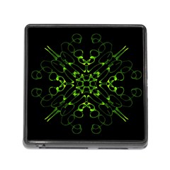 Digital Handdraw Floral Memory Card Reader (square 5 Slot) by Sparkle