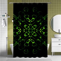 Digital Handdraw Floral Shower Curtain 48  X 72  (small)  by Sparkle