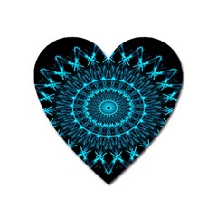 Digital Handdraw Floral Heart Magnet by Sparkle