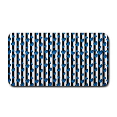 Blue Hearts Medium Bar Mats by designsbymallika