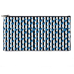 Blue Hearts Pencil Case by designsbymallika