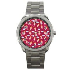 Cupid Love Sport Metal Watch by designsbymallika