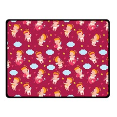 Cupid Love Double Sided Fleece Blanket (small)  by designsbymallika