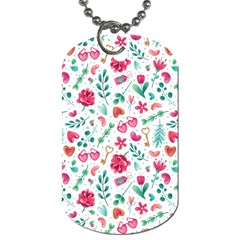 Fallen In Love Dog Tag (two Sides) by designsbymallika