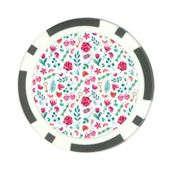 Fallen In Love Poker Chip Card Guard (10 Pack) by designsbymallika