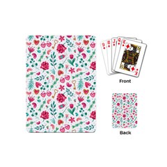 Fallen In Love Playing Cards Single Design (mini) by designsbymallika