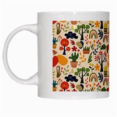 Garden Of Love White Mugs by designsbymallika