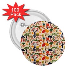 Garden Of Love 2 25  Buttons (100 Pack)  by designsbymallika