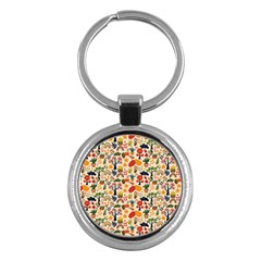 Garden Of Love Key Chain (round)