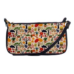 Garden Of Love Shoulder Clutch Bag by designsbymallika