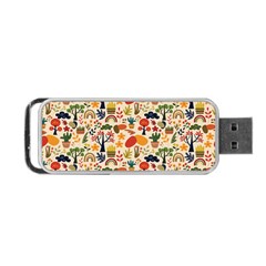 Garden Of Love Portable Usb Flash (one Side) by designsbymallika