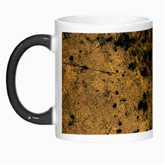 Orange Grunge Print Morph Mugs by dflcprintsclothing