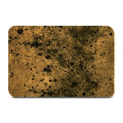 Orange Grunge Print Plate Mats