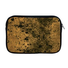 Orange Grunge Print Apple Macbook Pro 17  Zipper Case by dflcprintsclothing