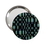 Dark Geometric Pattern Design 2.25  Handbag Mirrors Front