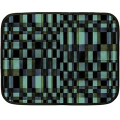 Dark Geometric Pattern Design Double Sided Fleece Blanket (mini)  by dflcprintsclothing