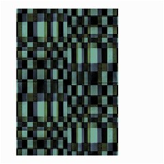 Dark Geometric Pattern Design Small Garden Flag (two Sides) by dflcprintsclothing