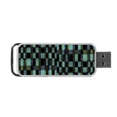 Dark Geometric Pattern Design Portable Usb Flash (two Sides) by dflcprintsclothing