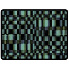 Dark Geometric Pattern Design Double Sided Fleece Blanket (large)  by dflcprintsclothing