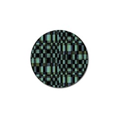 Dark Geometric Pattern Design Golf Ball Marker (10 Pack)