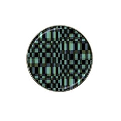 Dark Geometric Pattern Design Hat Clip Ball Marker by dflcprintsclothing