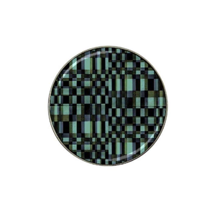 Dark Geometric Pattern Design Hat Clip Ball Marker (4 pack)