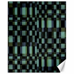 Dark Geometric Pattern Design Canvas 16  X 20 