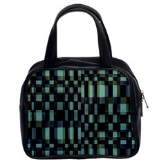 Dark Geometric Pattern Design Classic Handbag (two Sides) by dflcprintsclothing