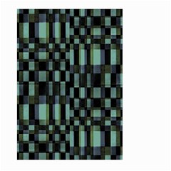 Dark Geometric Pattern Design Large Garden Flag (two Sides)