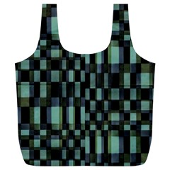 Dark Geometric Pattern Design Full Print Recycle Bag (xl) by dflcprintsclothing