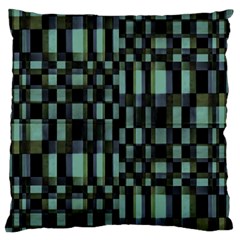 Dark Geometric Pattern Design Standard Flano Cushion Case (one Side)